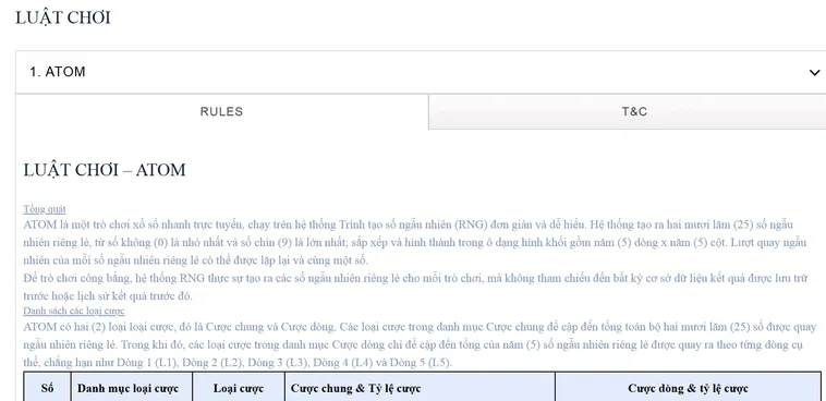 Quay Số Atom Tại RikBet Trải Nghiệm Cá Cược Giả Lập Đỉnh Cao Thế Giới