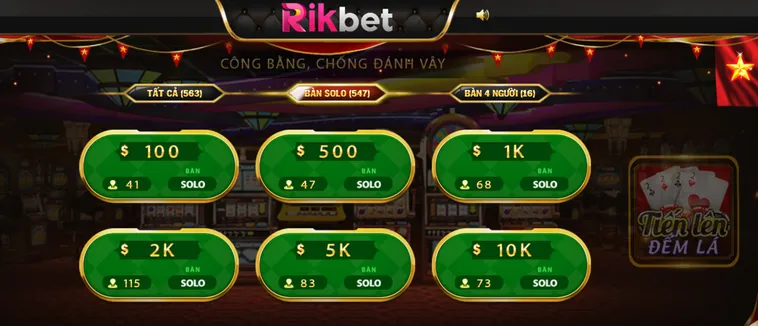 Tiến Lên Đếm Lá Tại RikBet Sân Chơi Bài Đỉnh Cao Nhất Hiện Nay