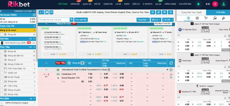 Thể Thao IM Sports RikBet Trải Nghiệm Cá Cược Đỉnh Cao Uy Tín Nhất Hiện Nay