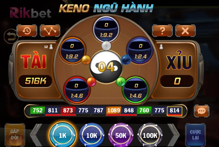 Keno Mini Tại RikBet Trải Nghiệm Cá Cược Đỉnh Cao Cùng Tỷ Lệ Thắng Khủng