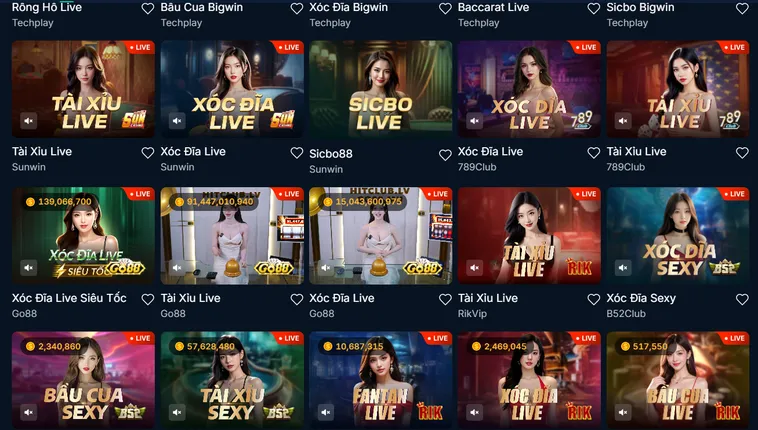 Sảnh Live Casino RikBet Trải Nghiệm Đỉnh Cao Săn Lộc Vàng Đẳng Cấp Thượng Lưu Chuyên Nghiệp