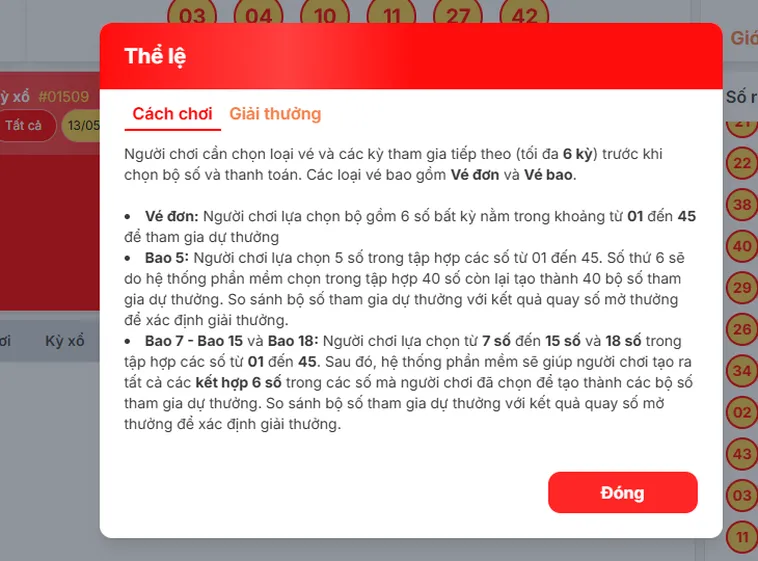 Siêu Phẩm Mega 645 Tại RikBet Đỉnh Cao Với Giải Thưởng Jackpot Khủng