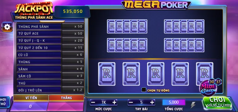 Mega Poker Tại RikBet Trải Nghiệm Cá Cược Trực Tuyến Đẳng Cấp Đỉnh Cao