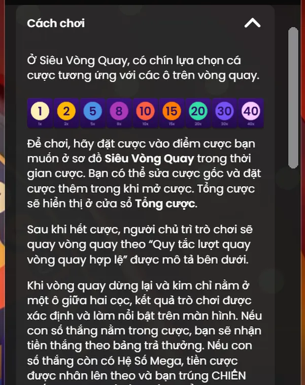 Mega Wheel Live Tại RikBet Vòng Quay May Mắn Đẳng Cấp Thượng Lưu Quốc Tế