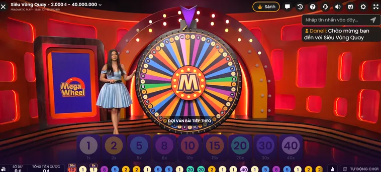Mega Wheel Live Tại RikBet Vòng Quay May Mắn Đẳng Cấp Thượng Lưu Quốc Tế