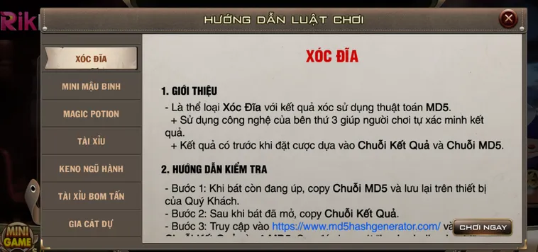 Quay Số Xóc Đĩa Max Tại RikBet Trải Nghiệm Cá Cược Đẳng Cấp Thượng Lưu